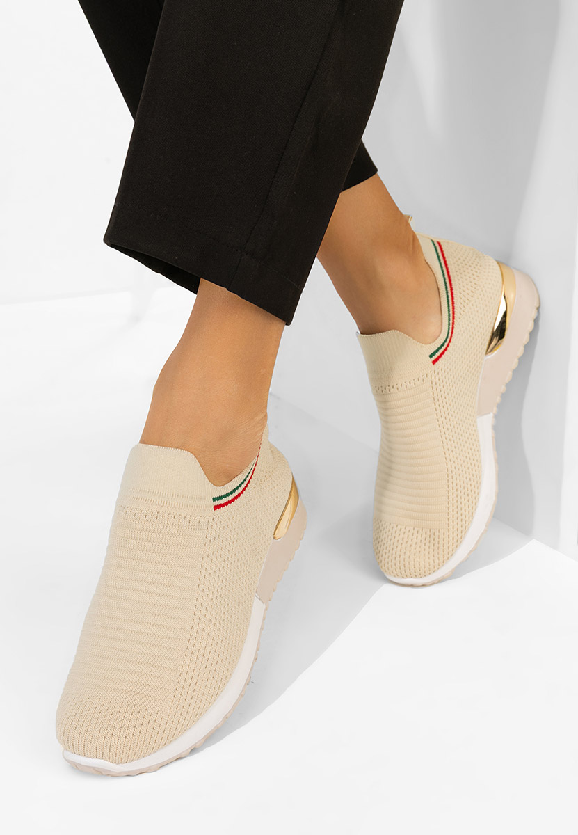 Дамски сникърси Dorima бежов