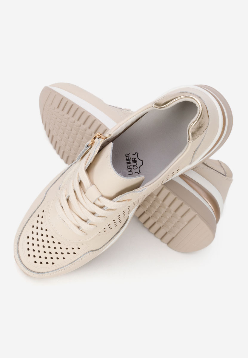 Дамски сникърси Abrienda бежов