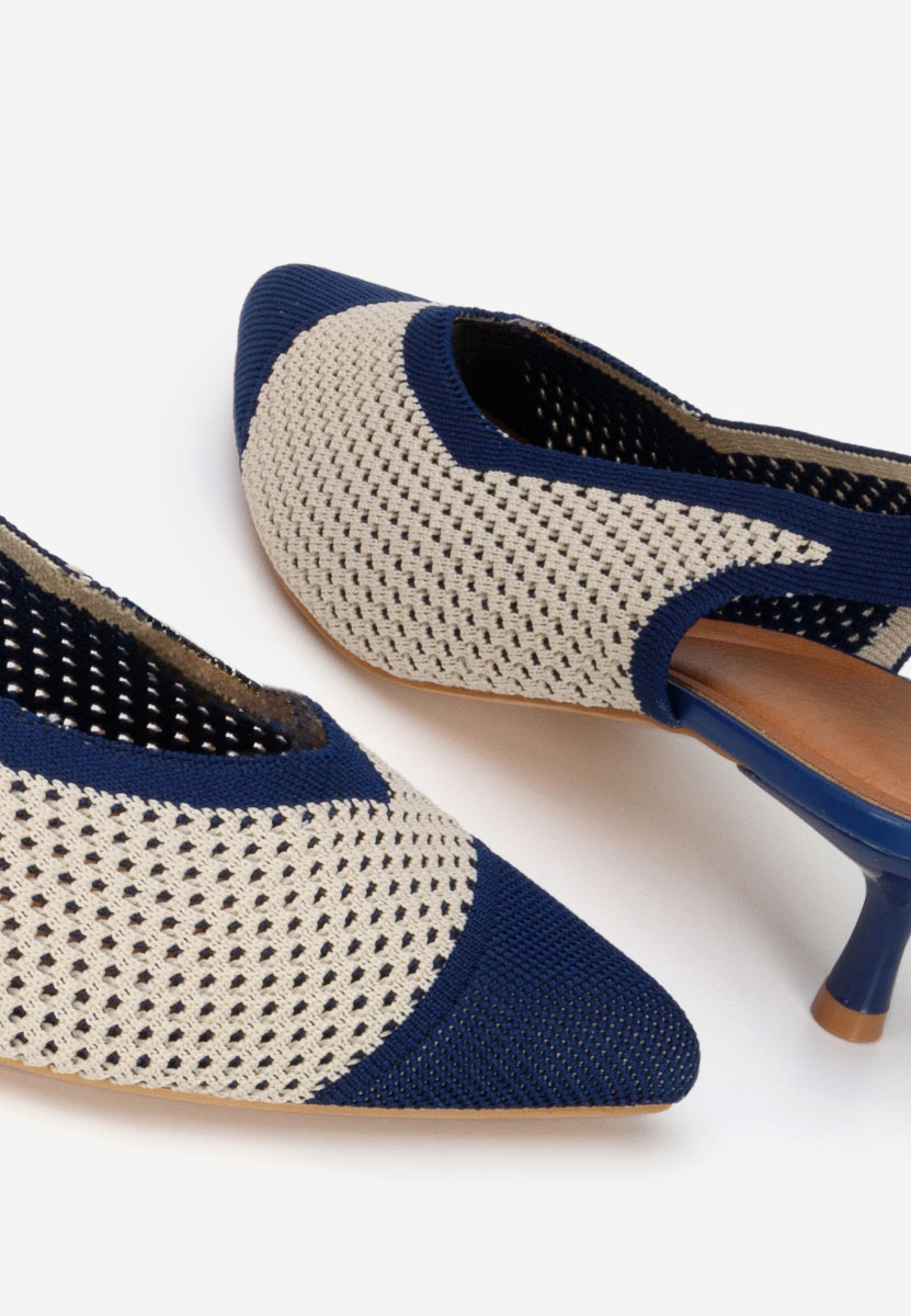 Обувки на ток Jimenia военно син