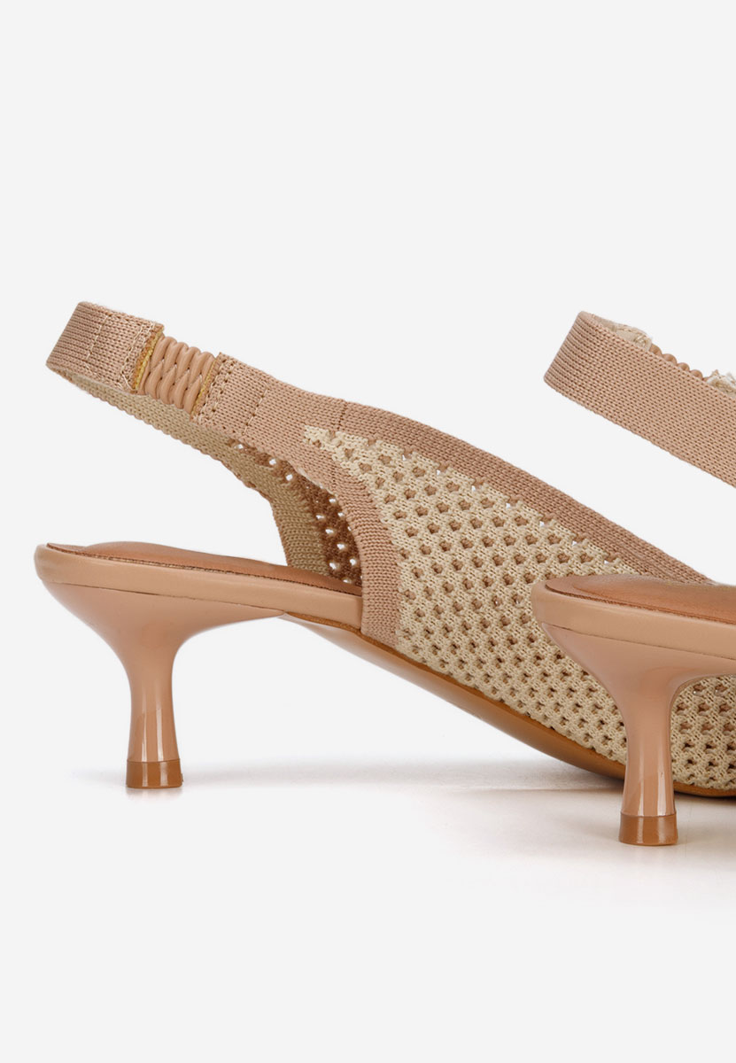 Обувки на ток Jimenia бежов