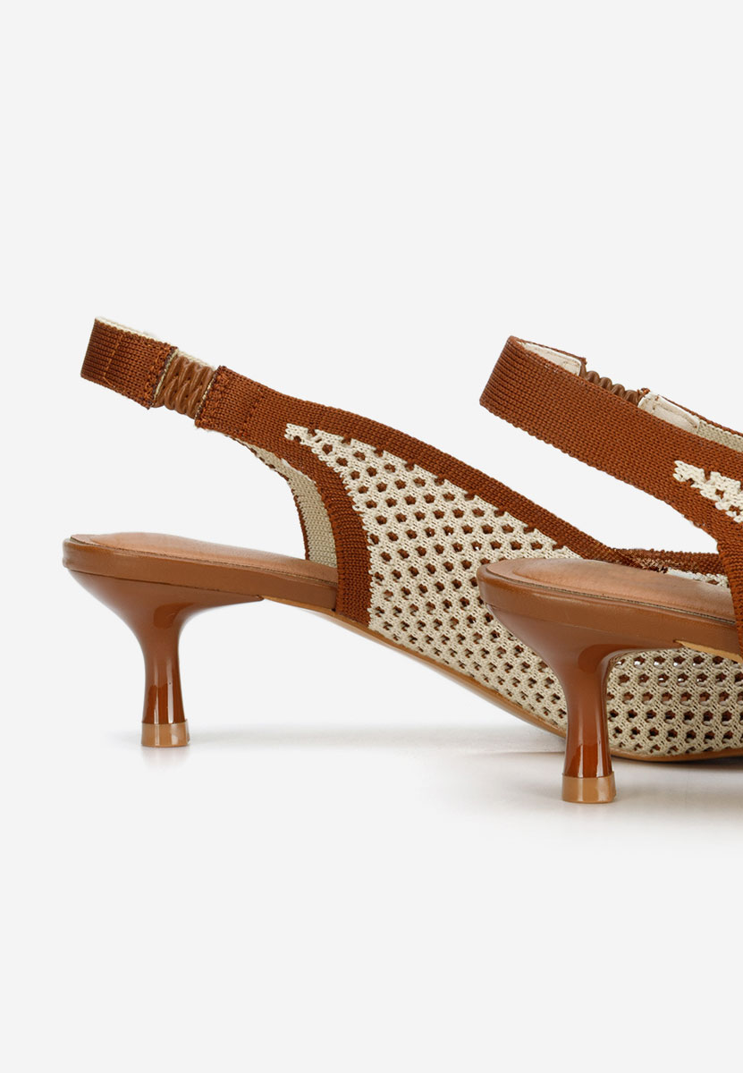 Обувки на ток Jimenia кафяв