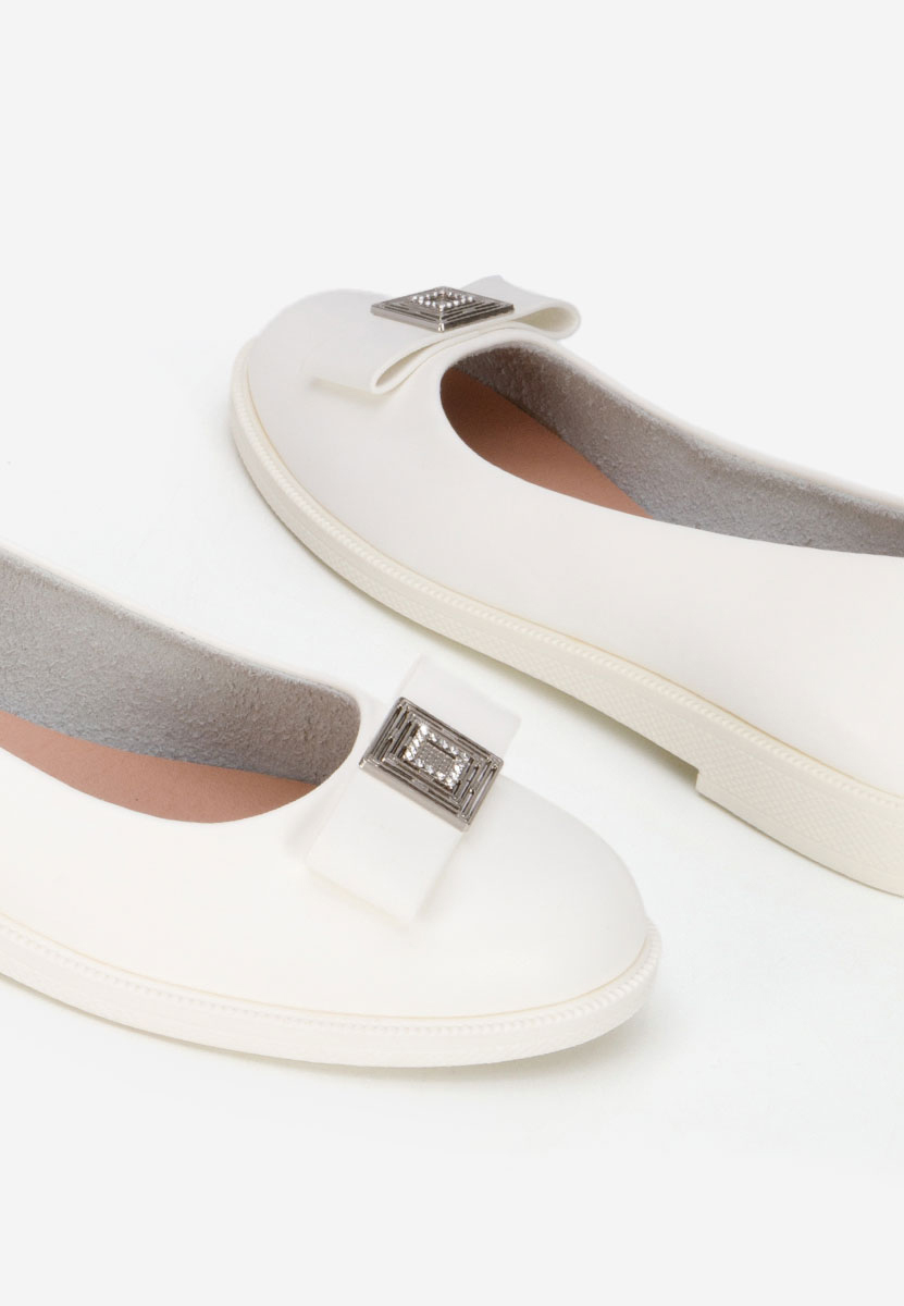 Дамски балерини Sidiona бели