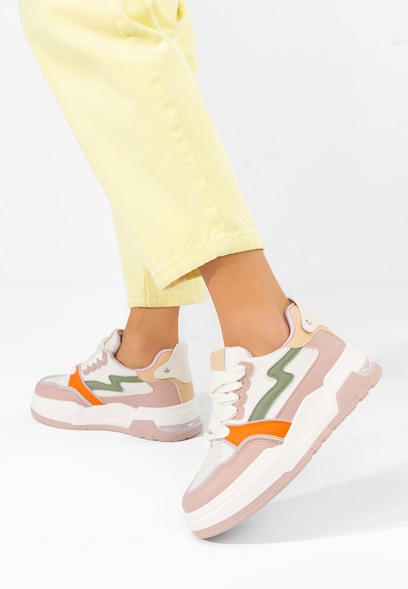 Cникърси на платформа Atanasia розов