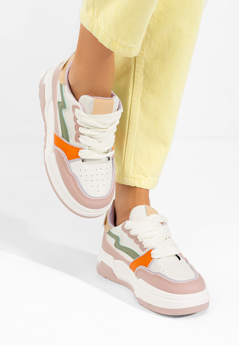 Cникърси на платформа Atanasia розов