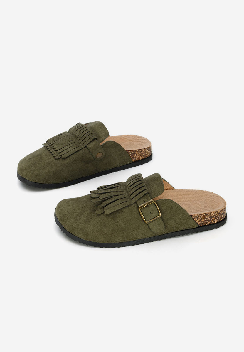 Дамско сабо Jimona зелен