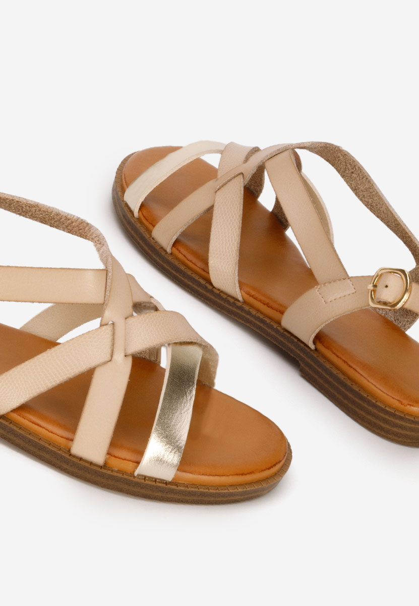 Ниски сандали Latifia каки