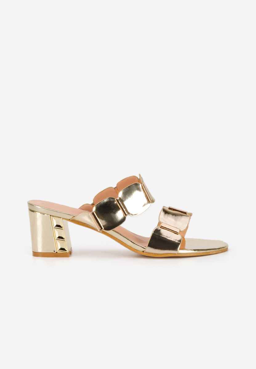 Чехли на ток Raniela златен