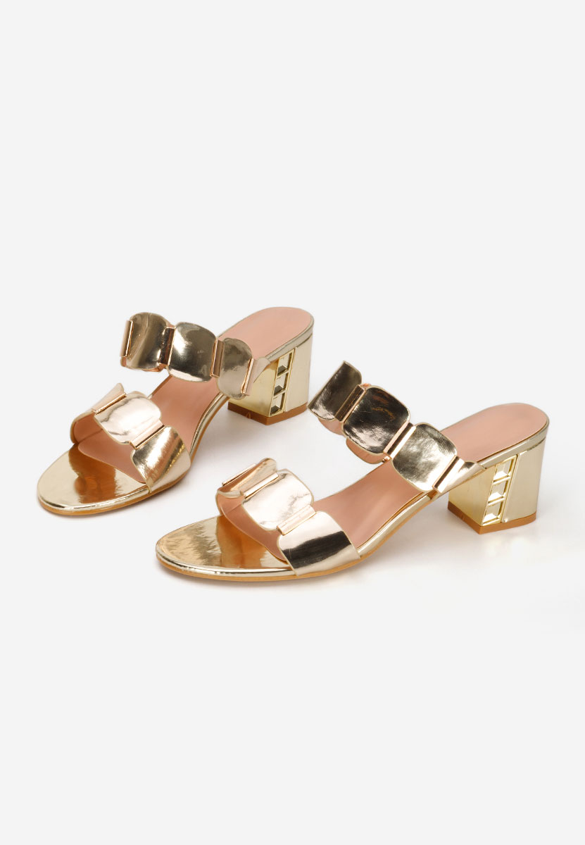 Чехли на ток Raniela златен