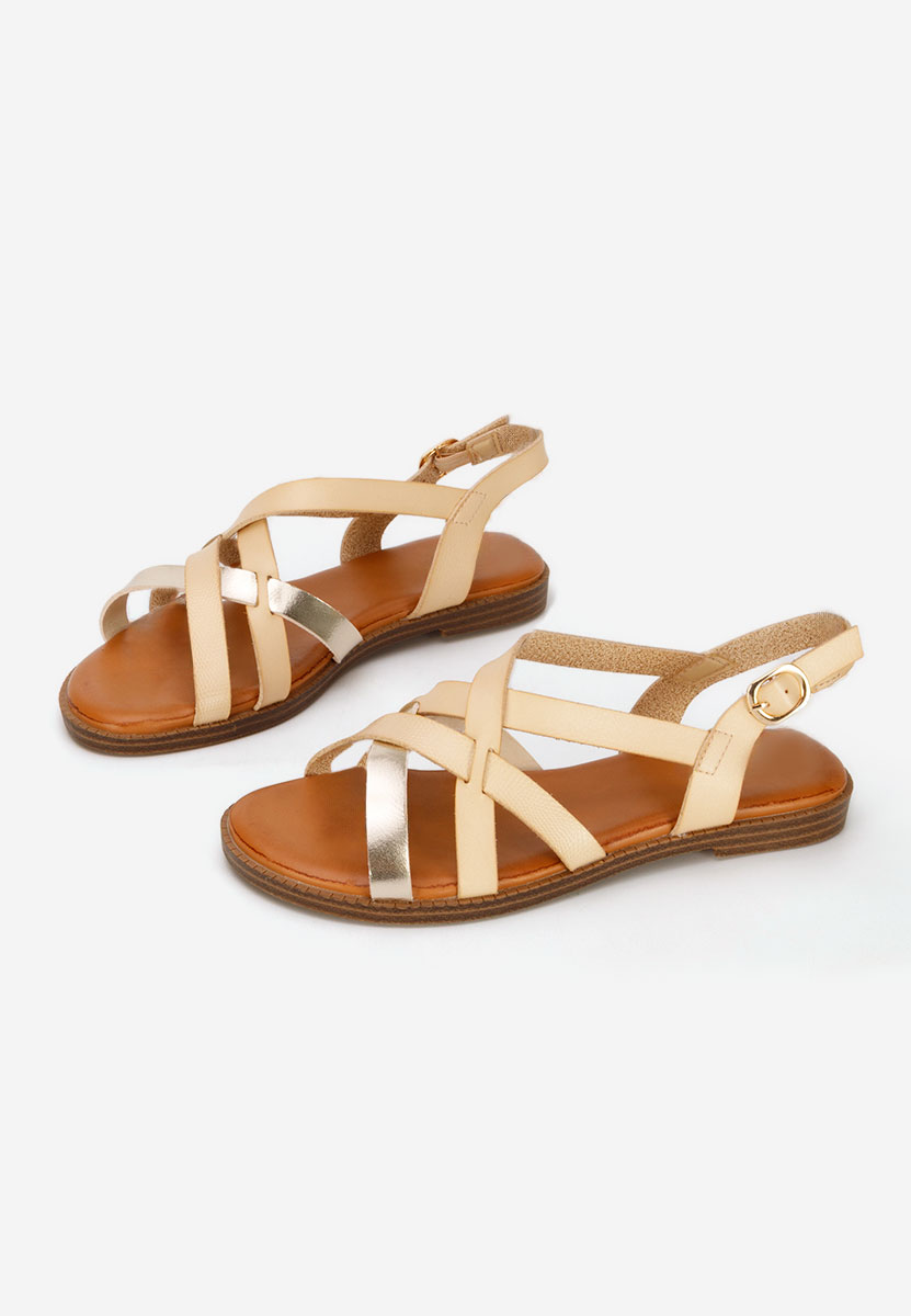 Ниски сандали Latifia бежов