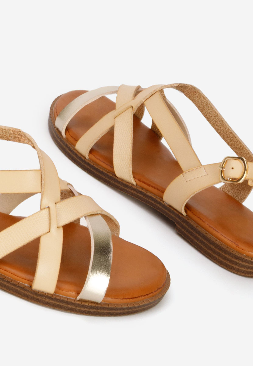 Ниски сандали Latifia бежов