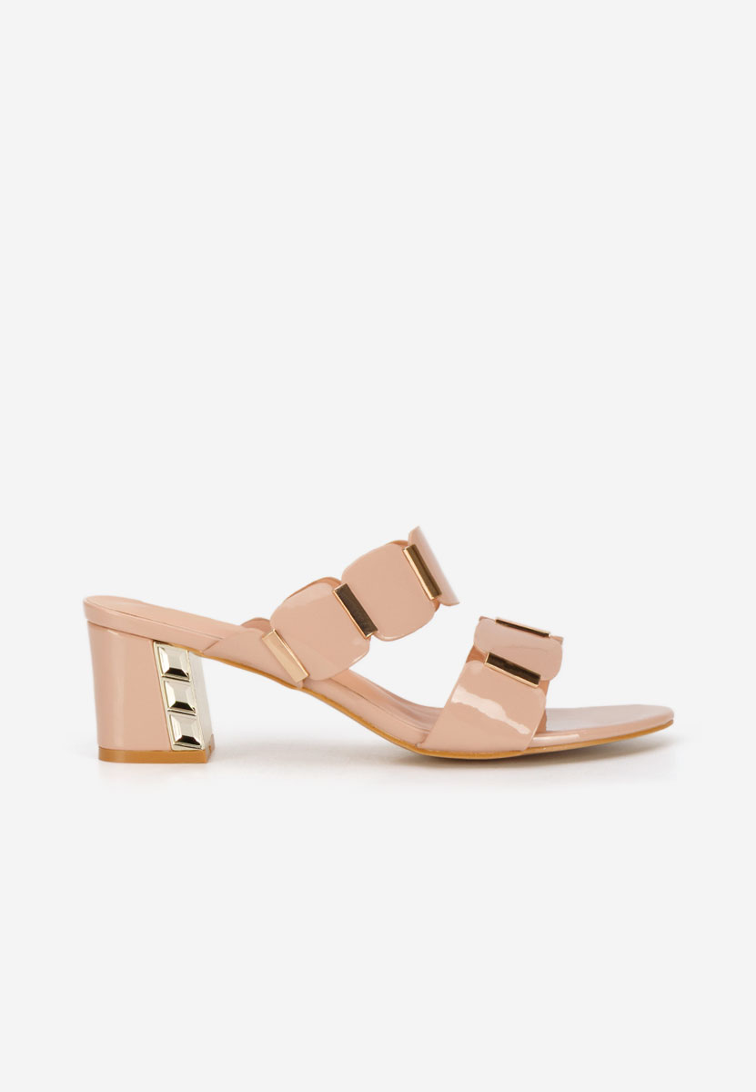 Чехли на ток Raniela бежов