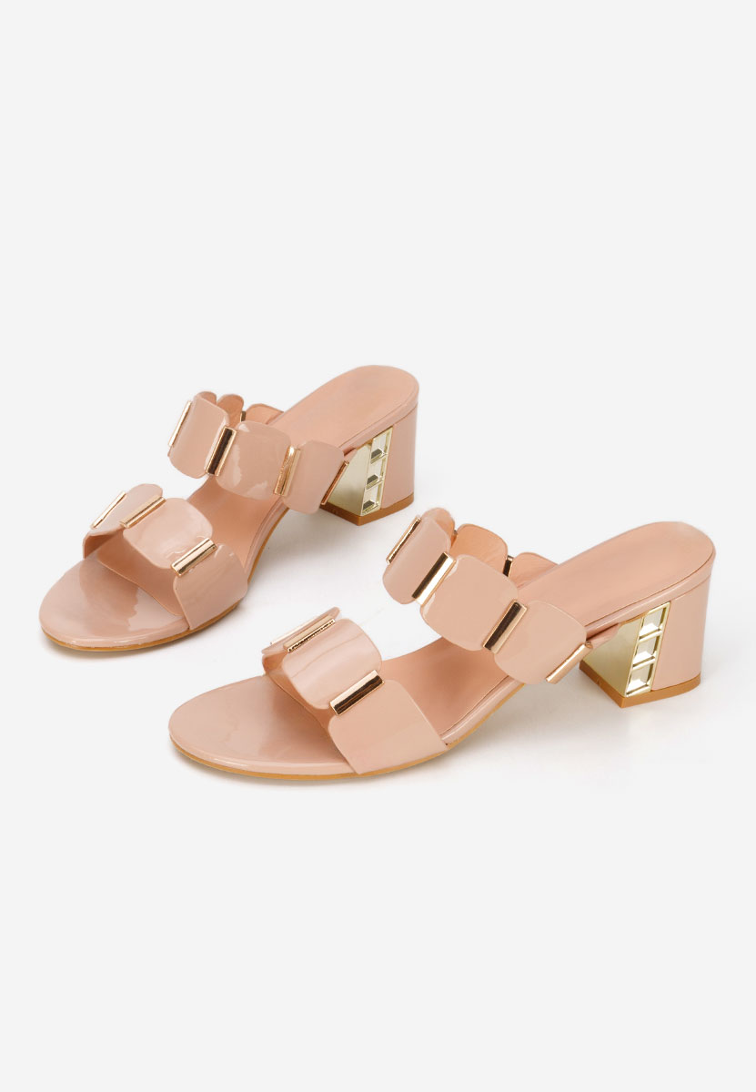 Чехли на ток Raniela бежов