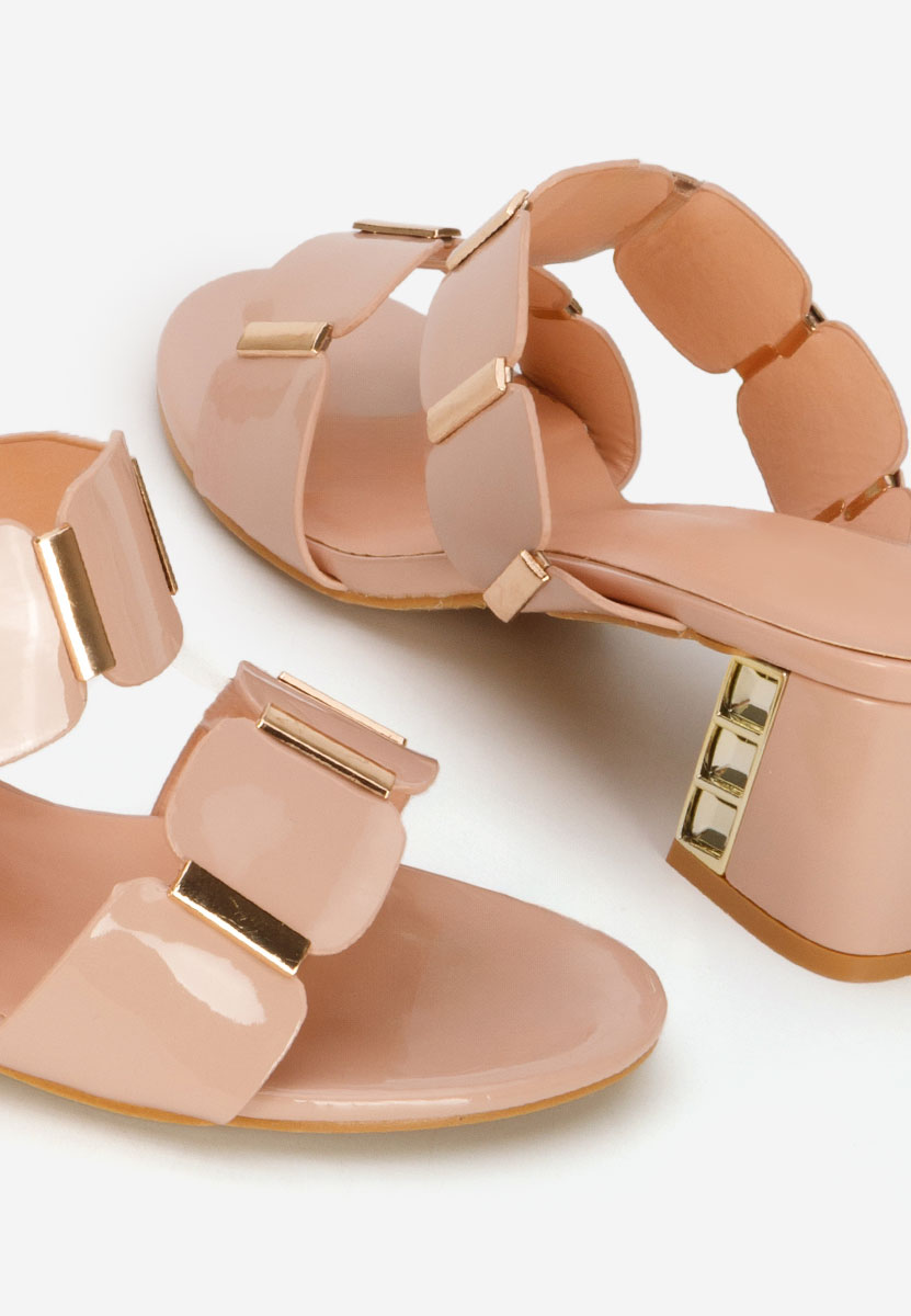 Чехли на ток Raniela бежов