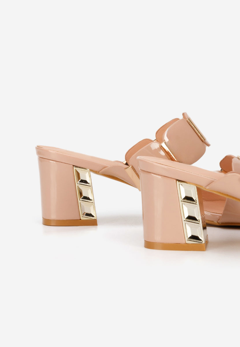 Чехли на ток Raniela бежов