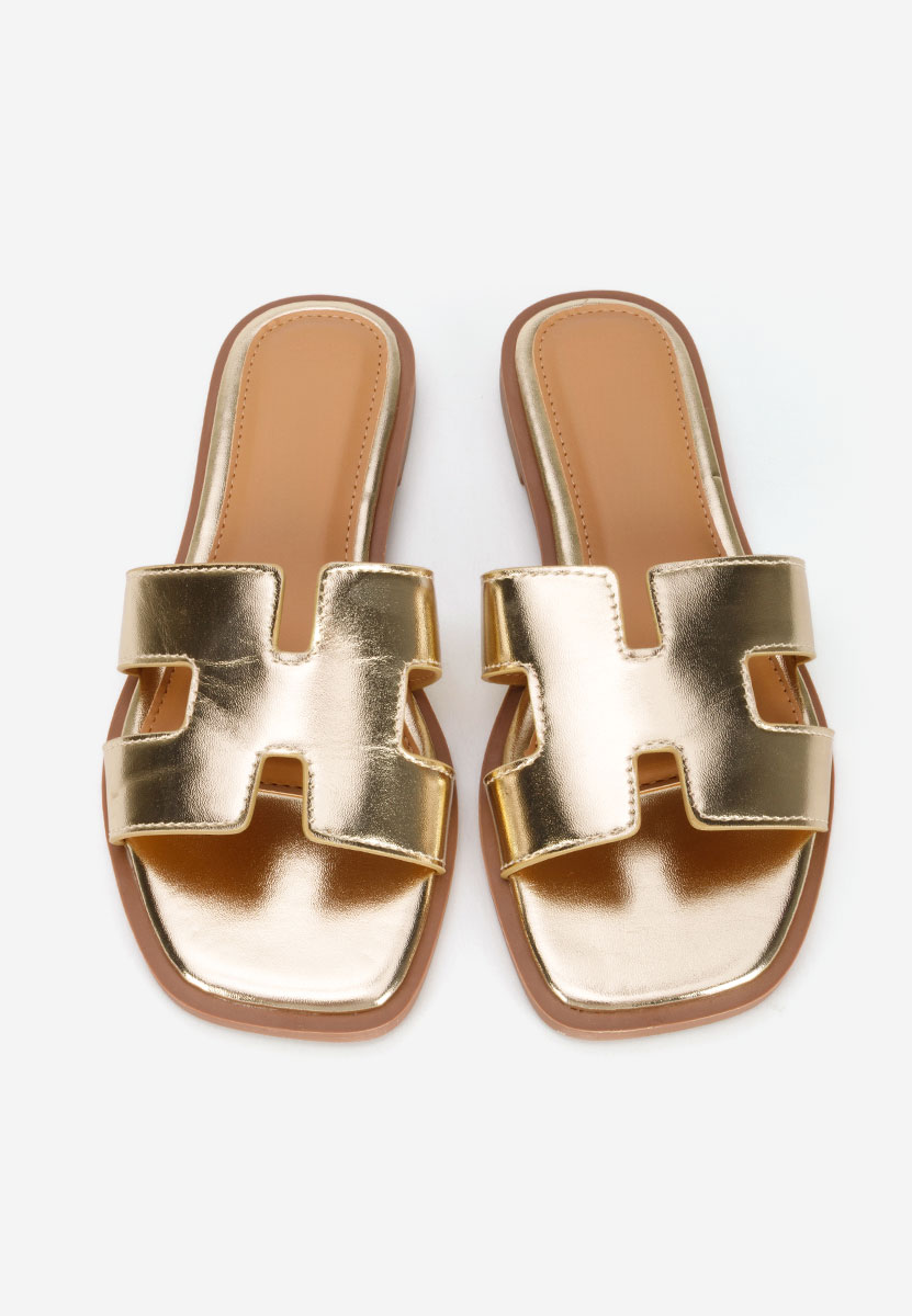 Чехли Lecya златен