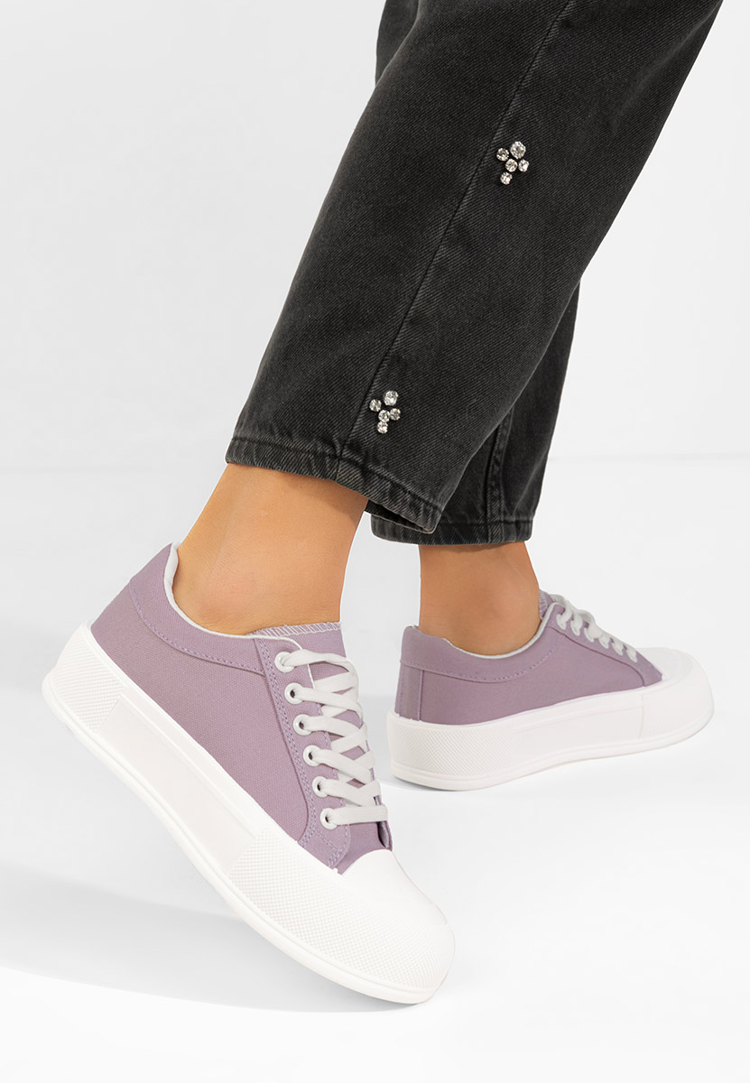 Кецове на платформа Antonea лилав