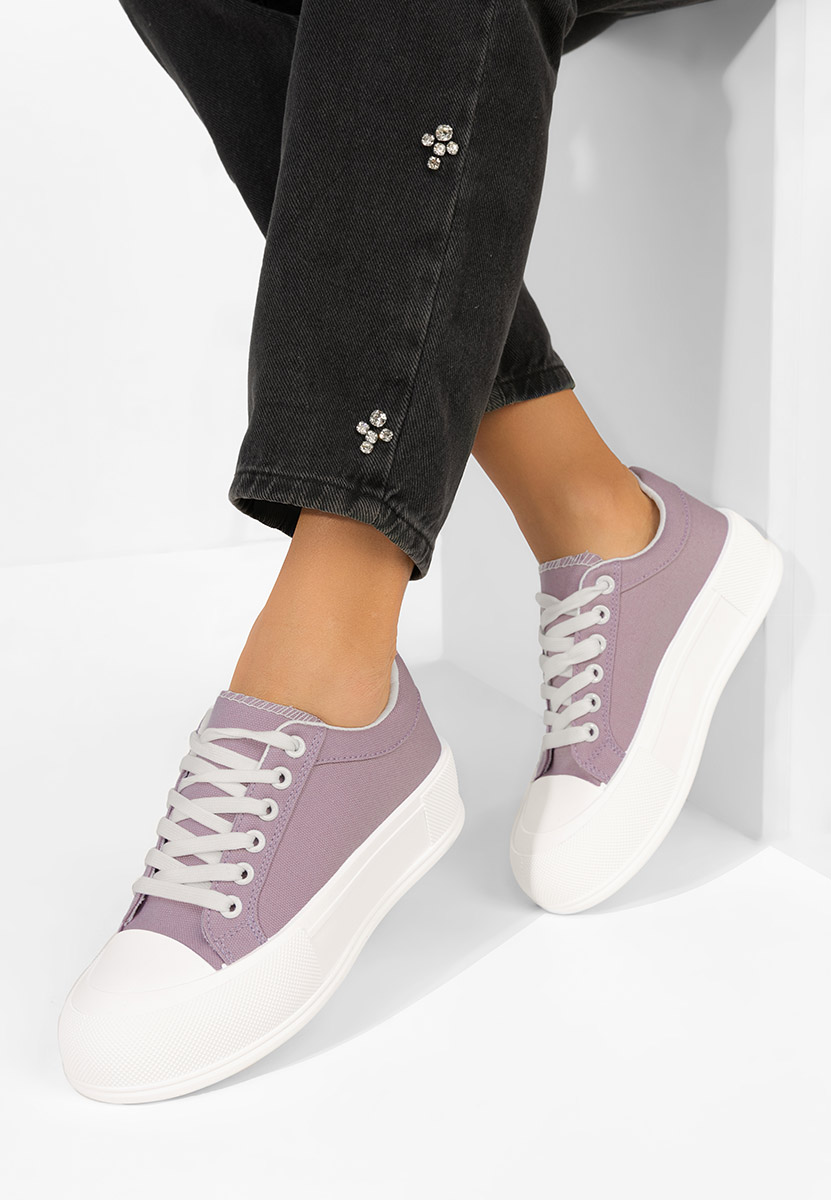 Кецове на платформа Antonea лилав