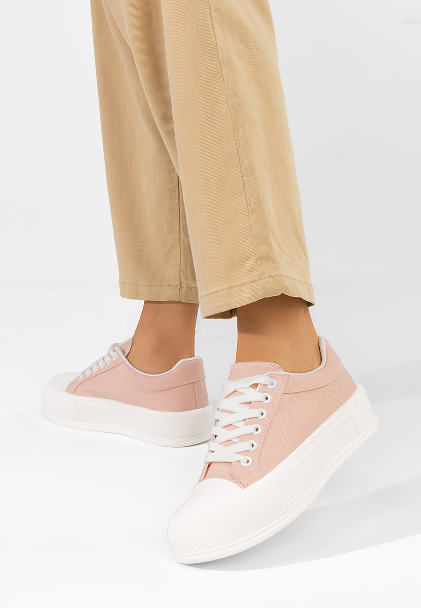 Кецове на платформа Antonea розов