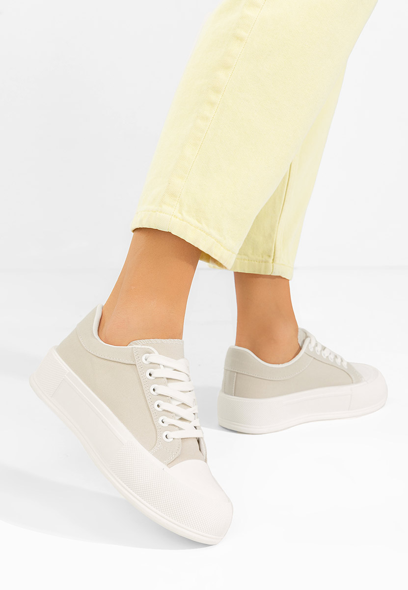 Кецове на платформа Antonea бежов