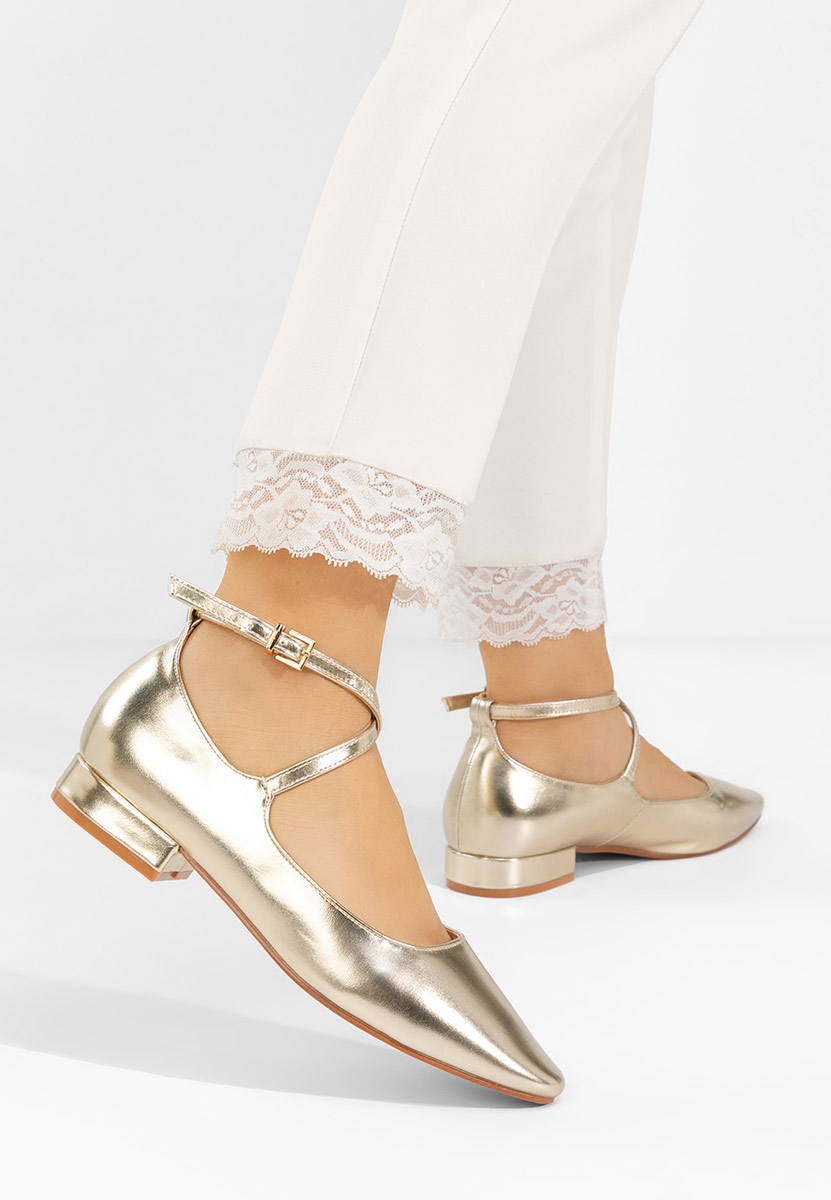 Oбувки на нисък ток Hurania златен