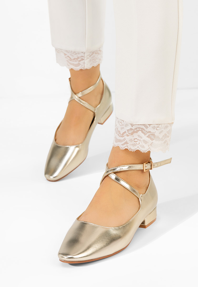 Oбувки на нисък ток Hurania златен