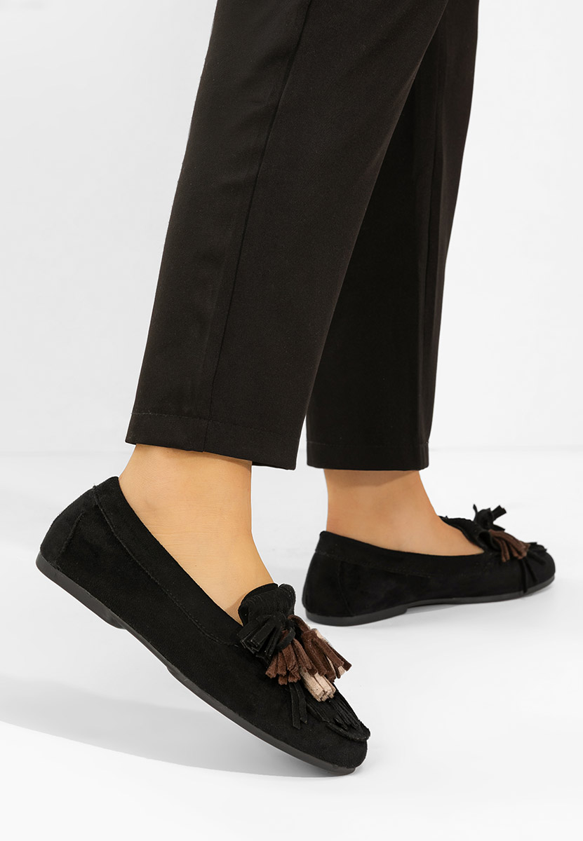 Дамски мокасини Sedania черни