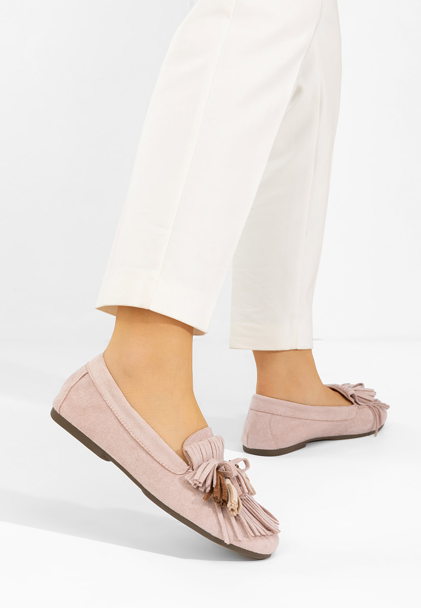 Дамски мокасини Sedania розов