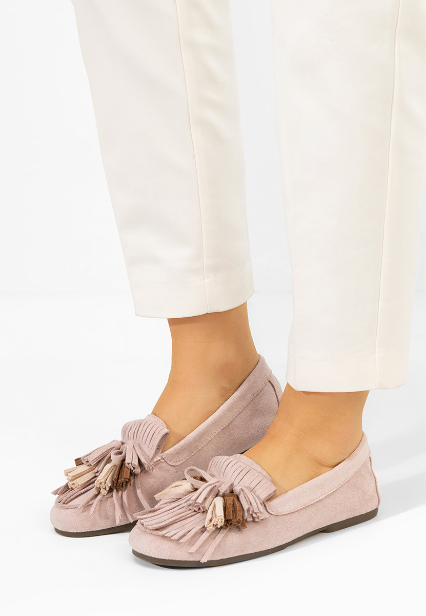 Дамски мокасини Sedania розов