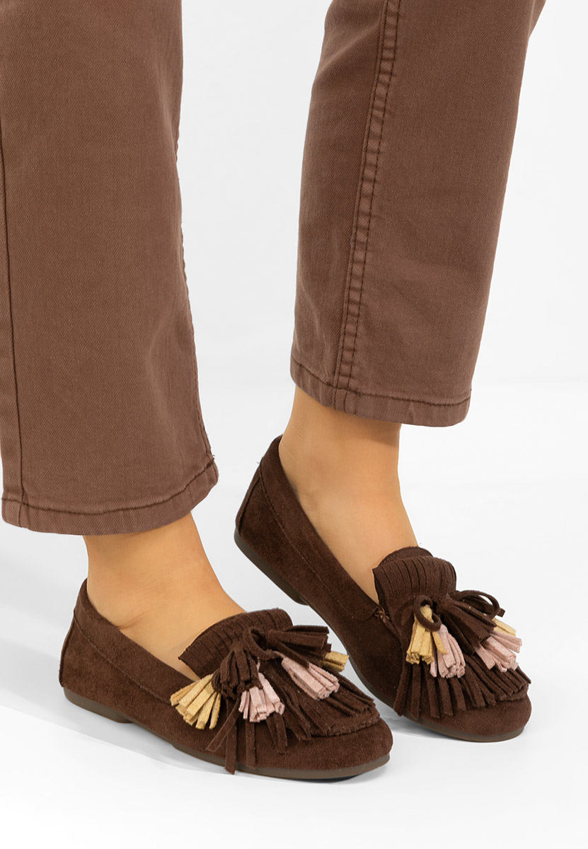 Дамски мокасини Sedania кафяв