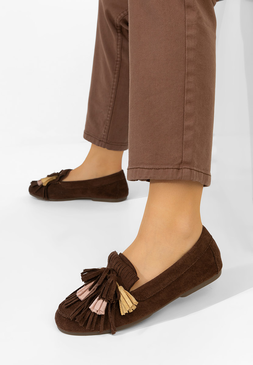 Дамски мокасини Sedania кафяв