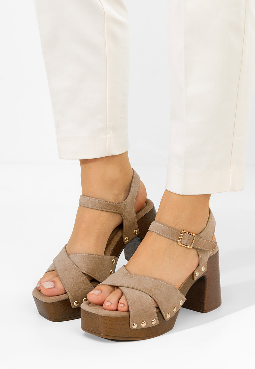 Сандали на ток Radiana каки