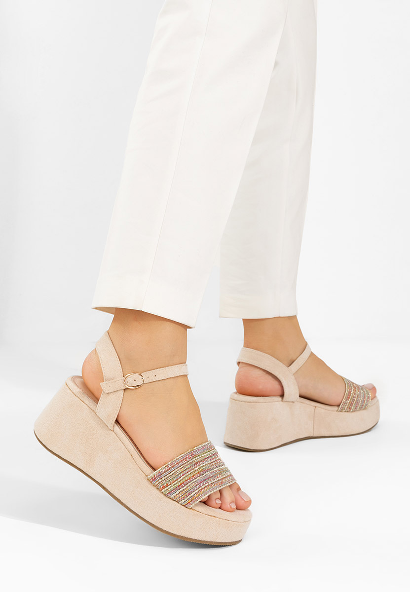 Сандали на платформа Yvania многоцветен