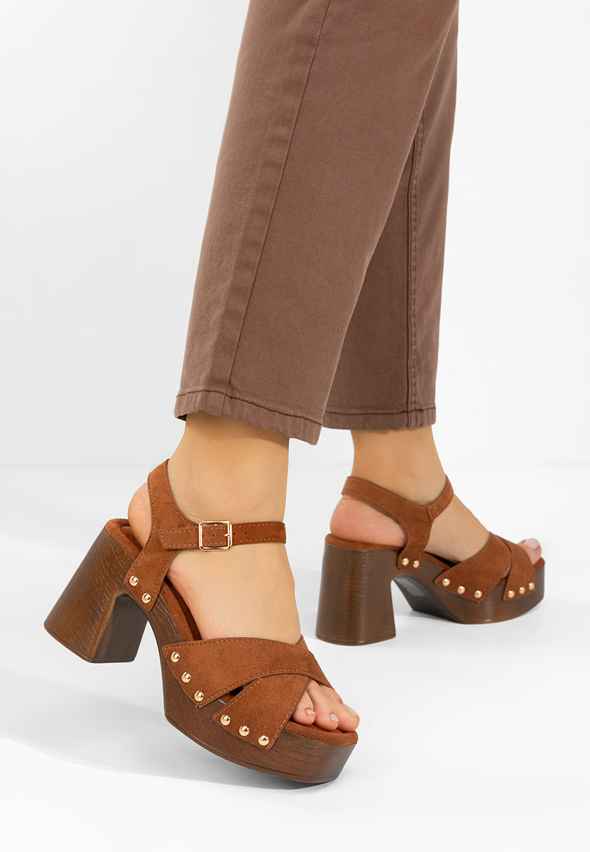 Сандали на ток Radiana камел