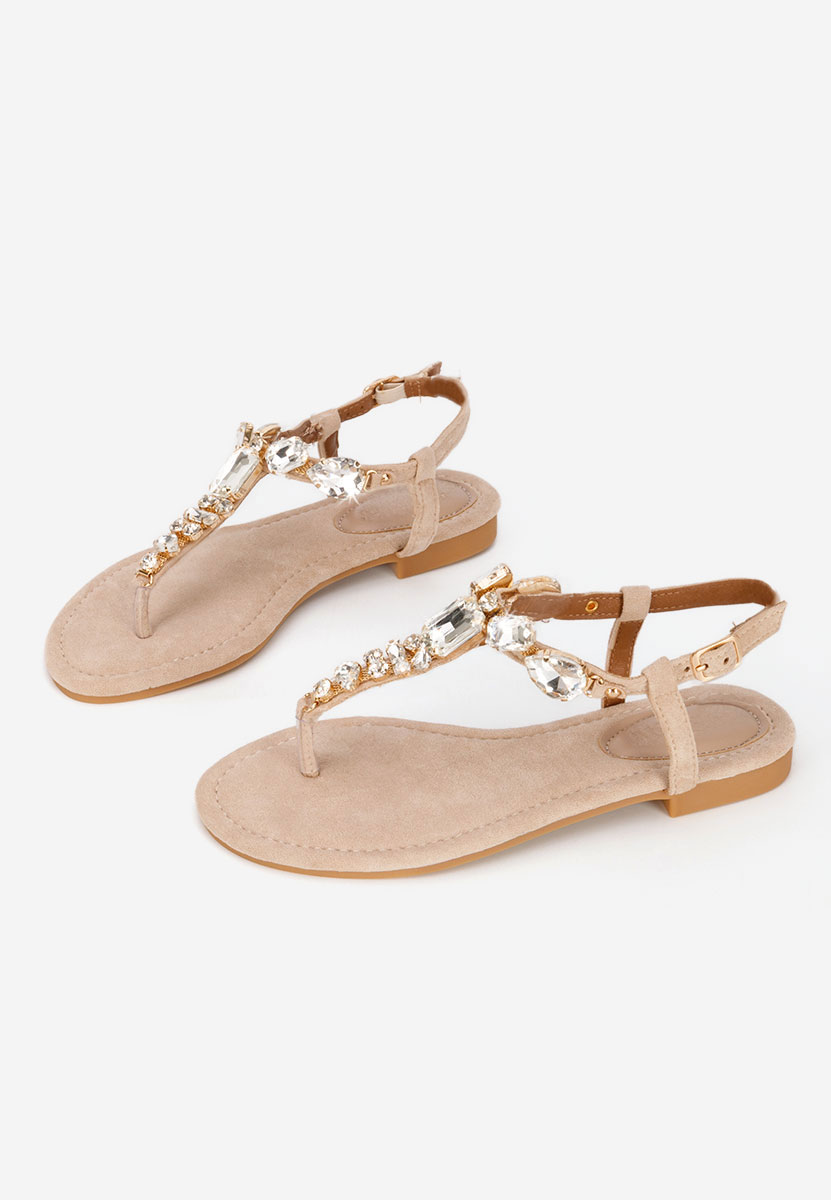 дамски сандали Kristelia бежов