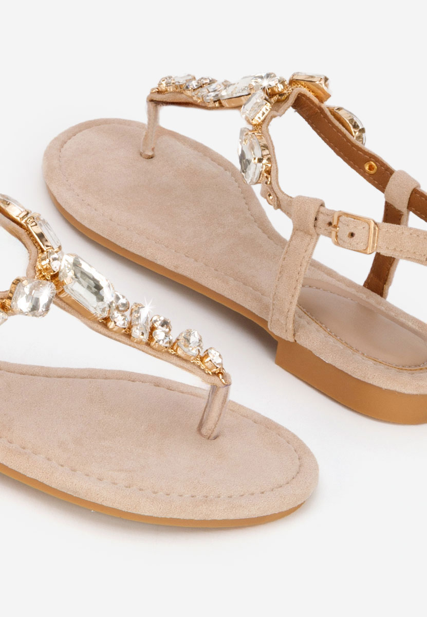 дамски сандали Kristelia бежов