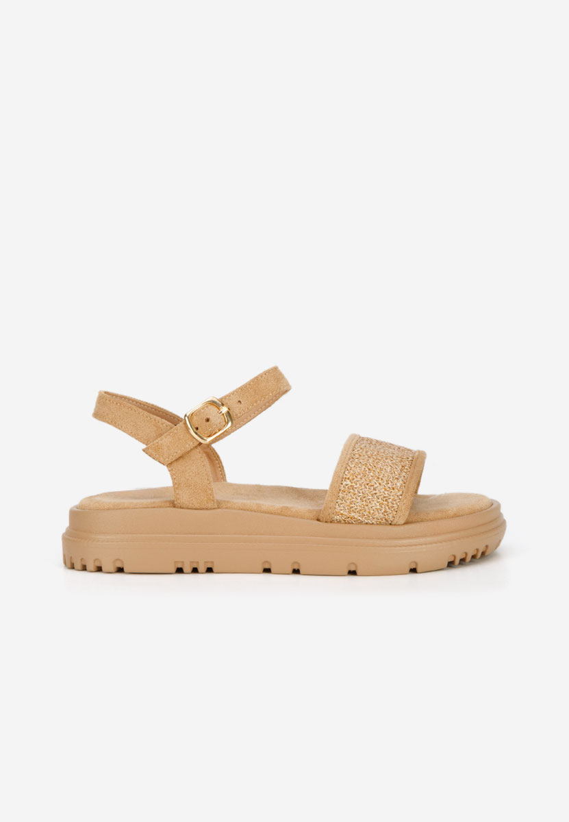 Сандали на платформа Donetia камел