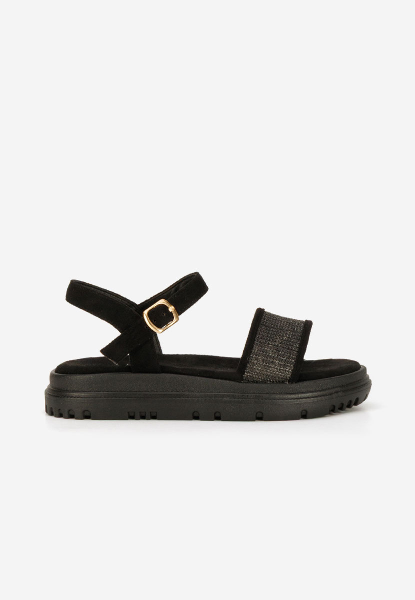 Сандали на платформа Donetia черен