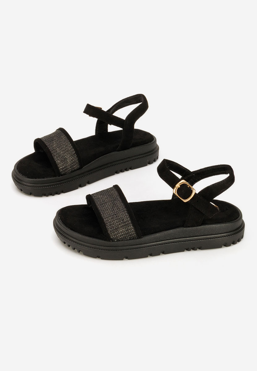 Сандали на платформа Donetia черен