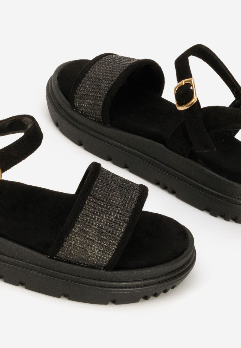 Сандали на платформа Donetia черен