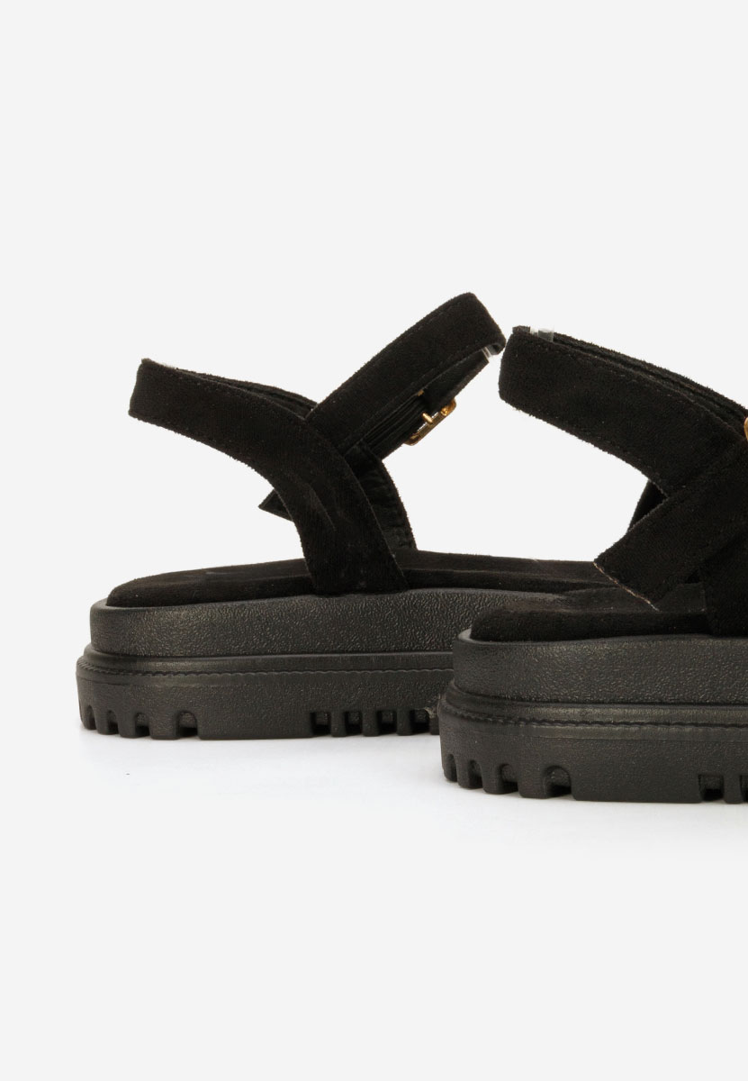 Сандали на платформа Donetia черен