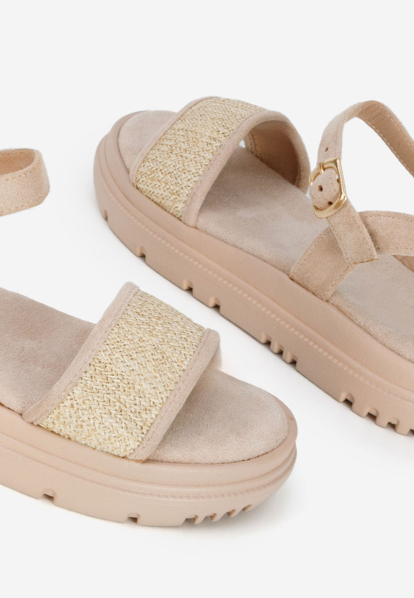 Сандали на платформа Donetia каки