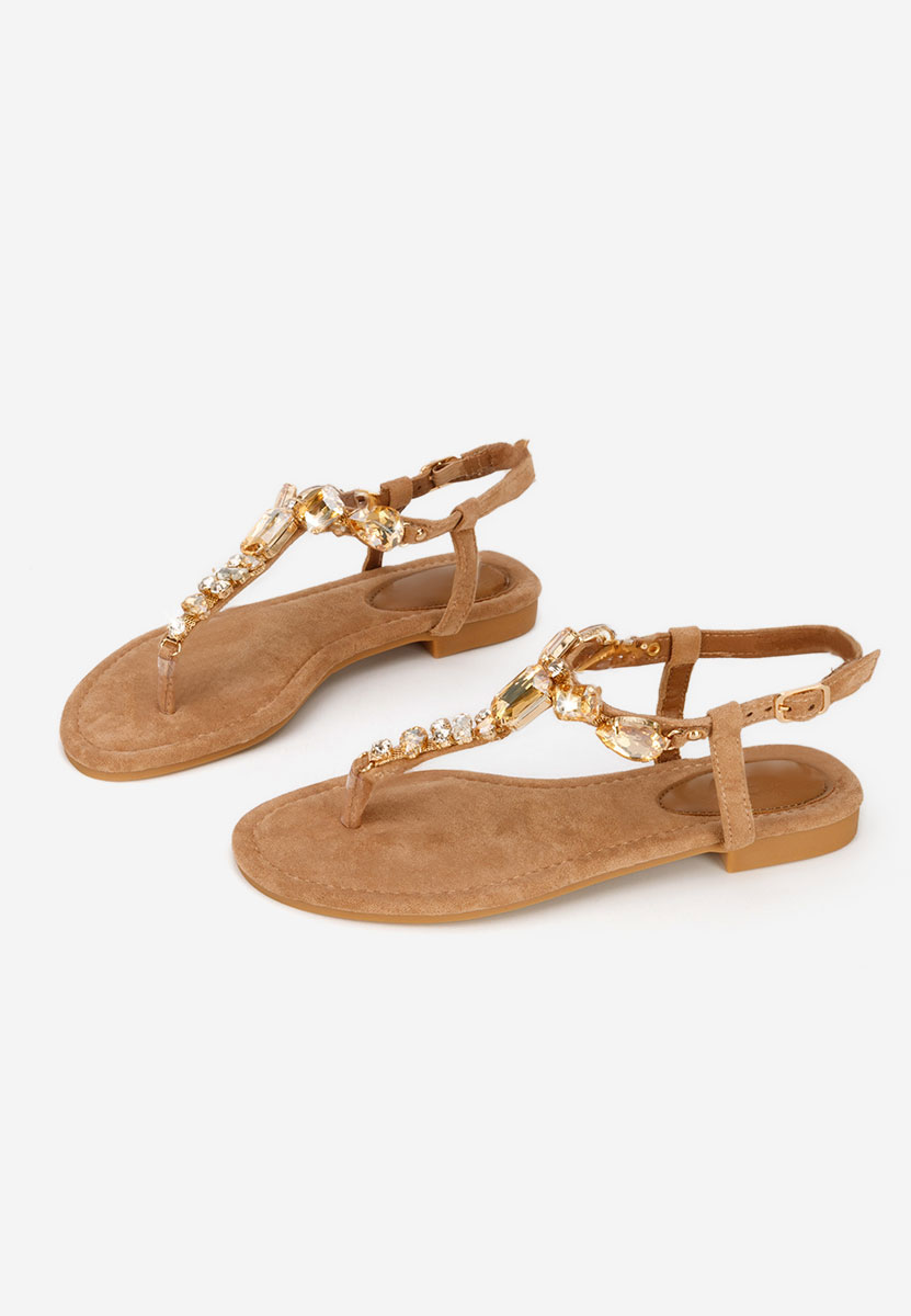 дамски сандали Kristelia камел