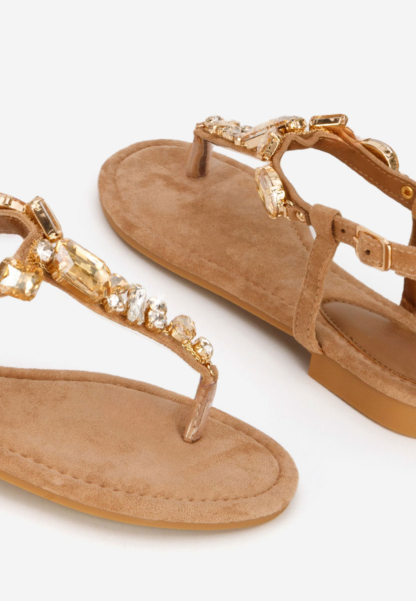 дамски сандали Kristelia камел