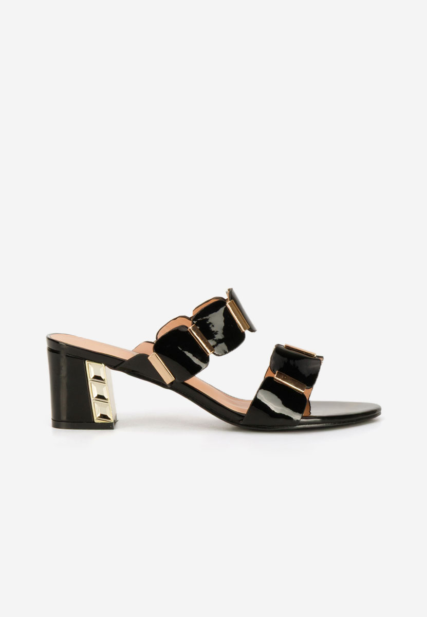 Чехли на ток Raniela черни