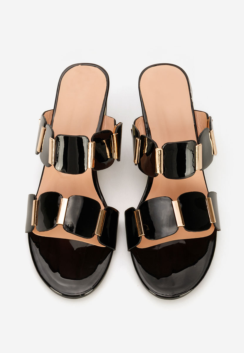 Чехли на ток Raniela черни