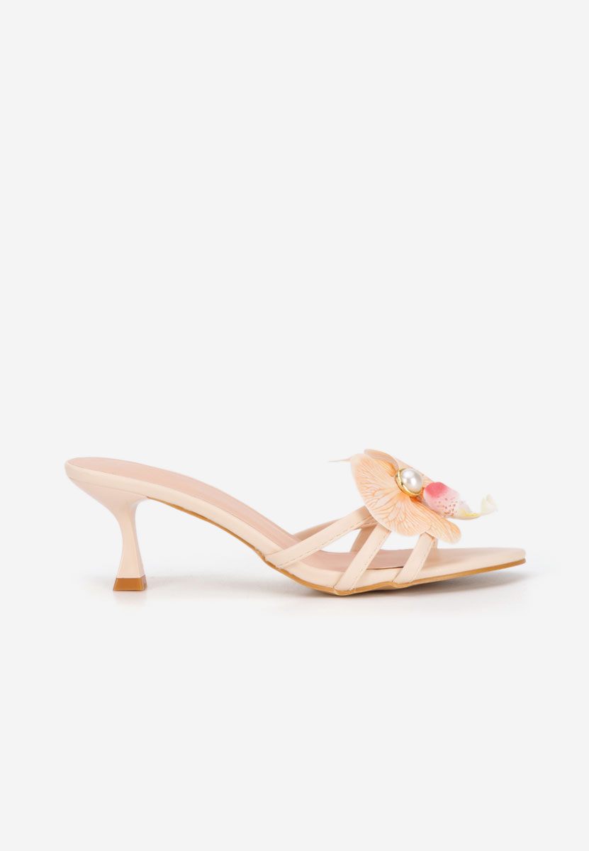 Чехли на ток Florentia бежов