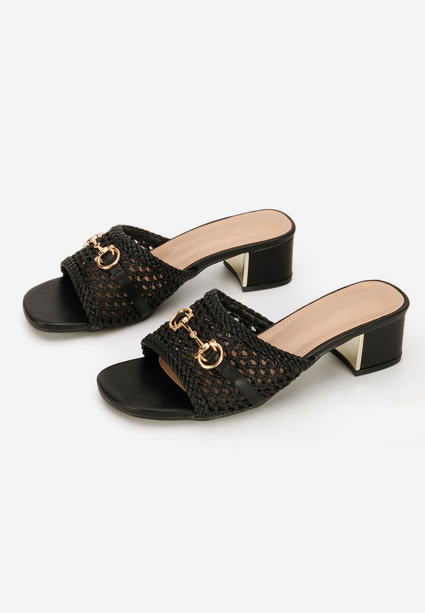 Чехли на ток Giustinia черни