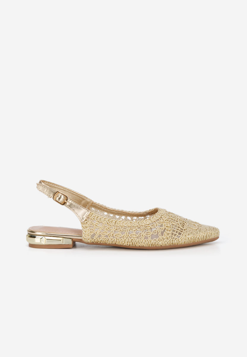 Дамски балерини Kapia златен