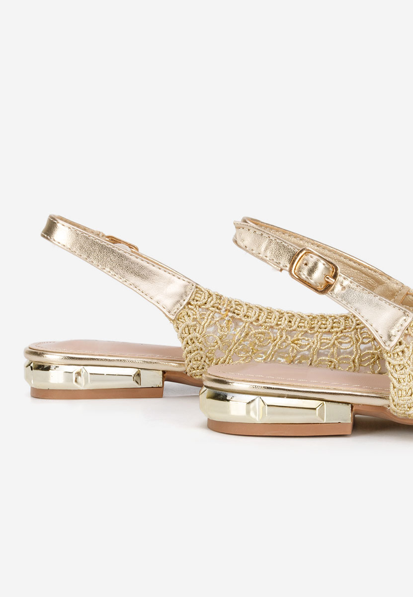 Дамски балерини Kapia златен