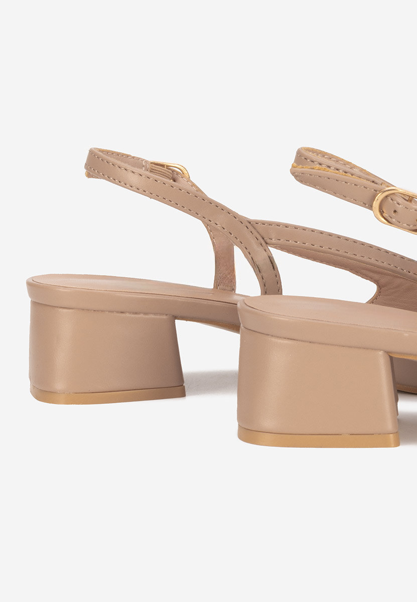 Обувки на ток Alexonia каки